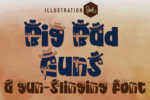 Big Bad Guns Display Font for Bold Brand Storytelling