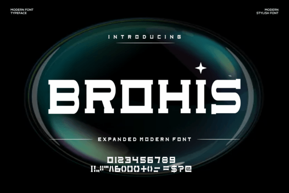 Brohis: A Bold Display Font for Modern Branding Campaigns