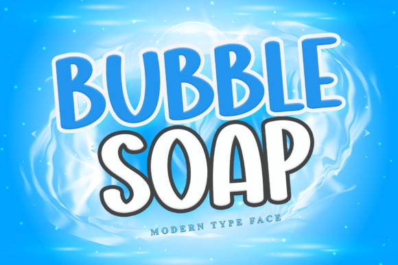 Bubble Soap: A Playful Display Font for Bold Branding Projects