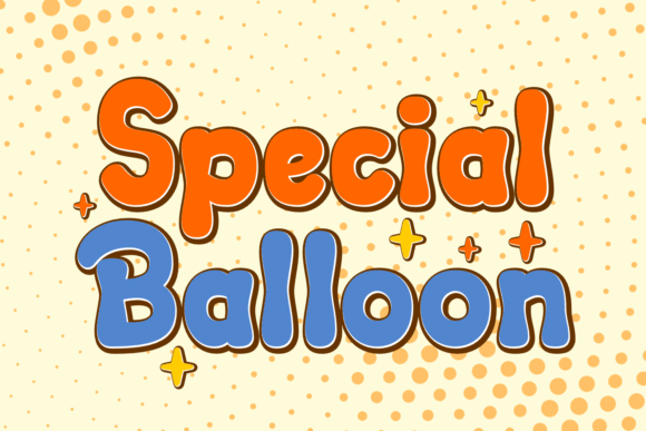 Build Your Brand with the Special Balloon Display Font