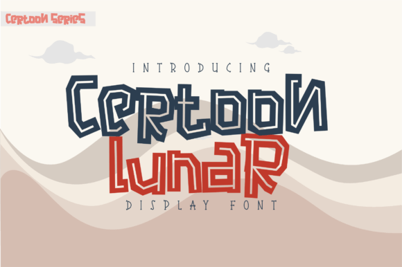 Certoon Lunar: A Skeleton-Inspired Display Font for Crafters