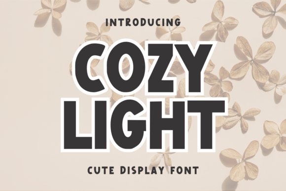 Cozy Light Font: A Sweet Display Typeface for Handmade Creators