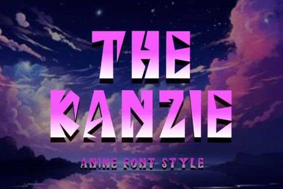 Elevate Your Crafts with The Kanzie Display Font