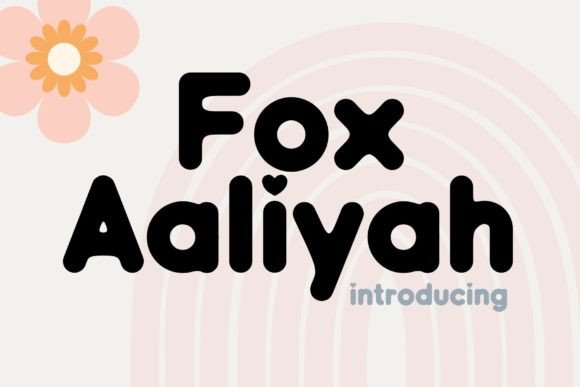 Fox Aaliyah: A Playful Handwritten Display Font for Creative Projects