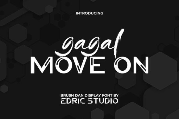 Gagal Move on Font: A Designer's Review of This Textured Brush Serif Display Duo