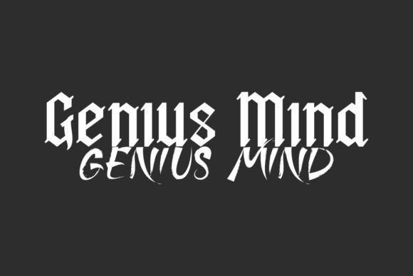 Genius Mind Font Review: A Designer’s Take on This Gothic Display Duo