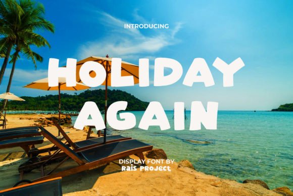 Holiday Again Font for Playful and Professional Business Branding