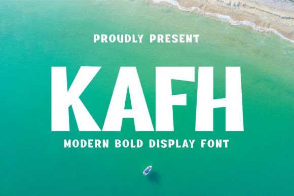 Kafh: A Bold Display Font for Editorial Storytelling