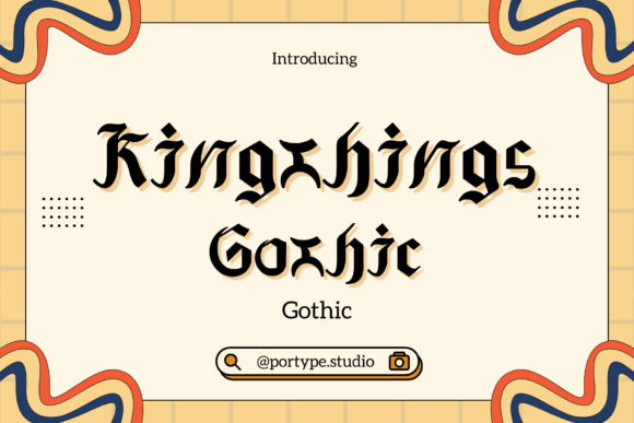 Kingthings Gothic: A Display Font for Bold Campaigns