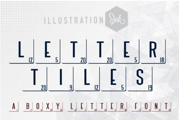 Letter Tiles Font Review: A Playful Display Typeface for Branding