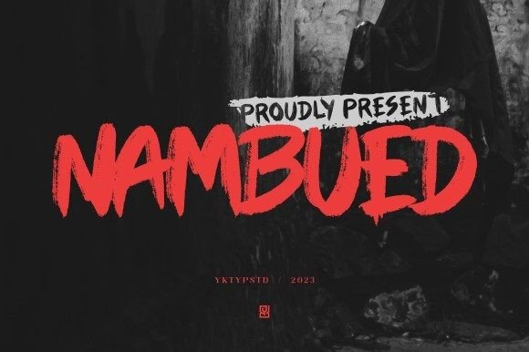 Nambued Display Font for Bold Campaign Headlines