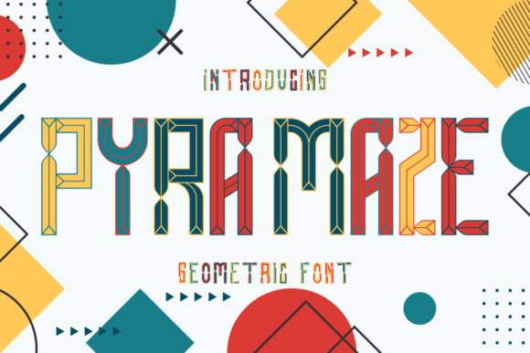 Pyra Maze Geometric Display Font for Web Designers