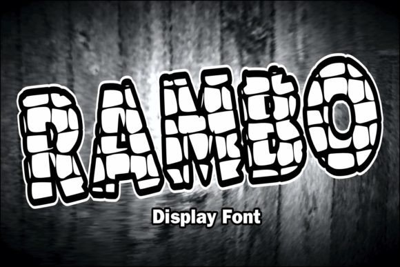 Rambo Display Font for Small Business Branding That Commands Attention