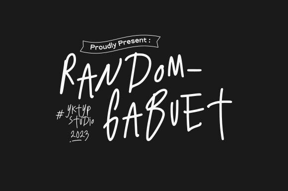 Random Gabuet: A Whimsical Display Font for Bold Branding