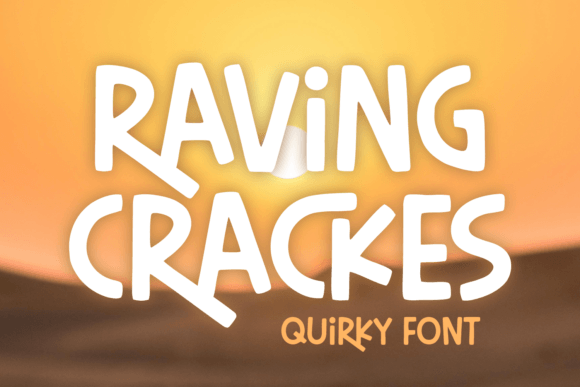 Raving Crackes Font: A Playful Display Typeface for Brands