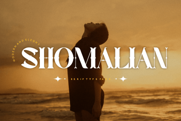 Shomalian Display Font for Elegant Web Design and Branding