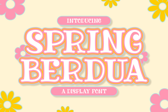 Spring Berdua for Editorial Design and Playful Blog Headers