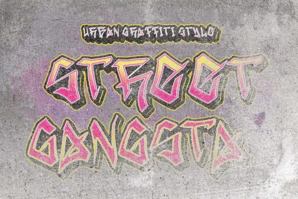 Street Gangsta: A Display Font for Professional Web Banners