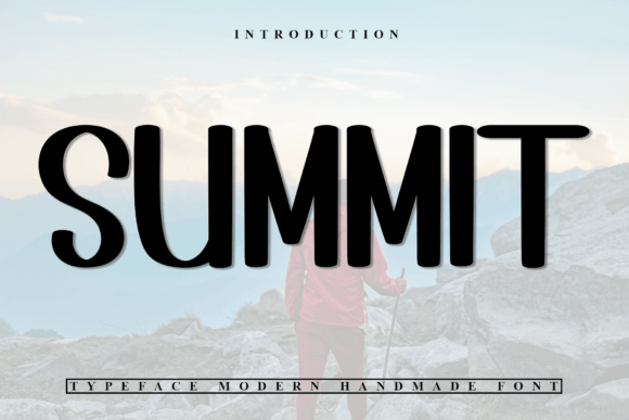 Summit Font: A Festive Display Typeface for Web Design