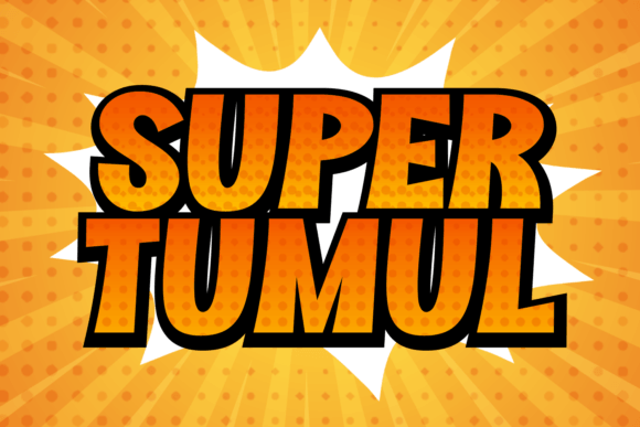 Super Tumul: A Bold Display Font for Editorial Impact