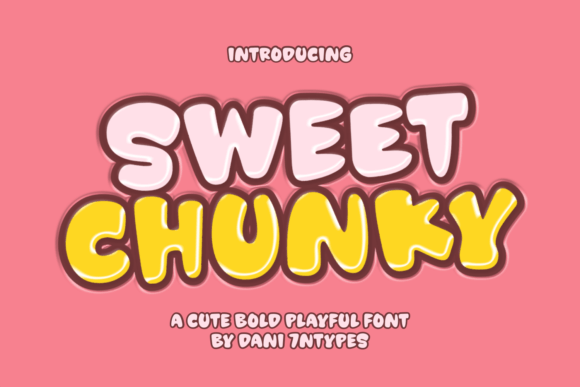 Sweet Chunky Font Review: A Playful Display Typeface for Bold Branding