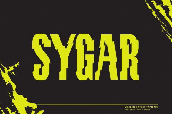 Sygar Display Font for Refined Editorial Design