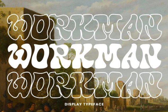 Testing Workman Display Font for a Portfolio Hero Section