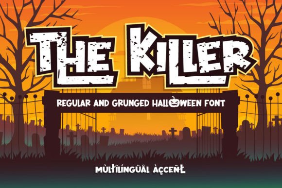 The Killer Font for Handmade Products and Creepy Craft Designs