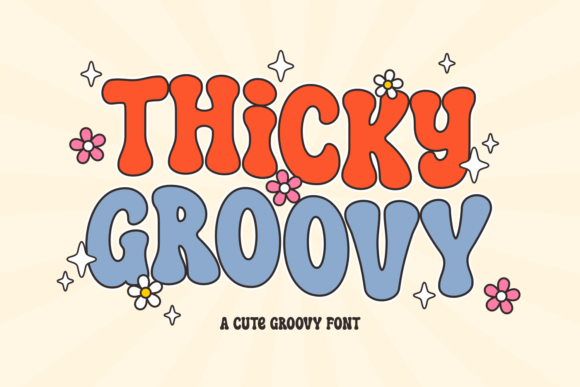 Thicky Groovy: A Bold Retro Display Font for Campaigns