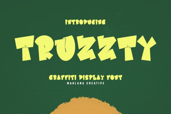 Truzzty Font: Bold Graffiti Style for Small Business Branding