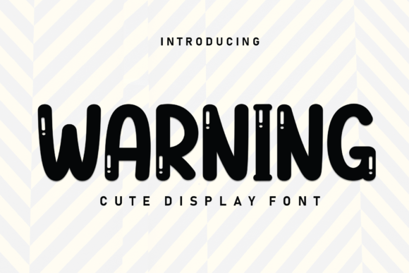 Warning Display Font for Elegant Web Design Projects