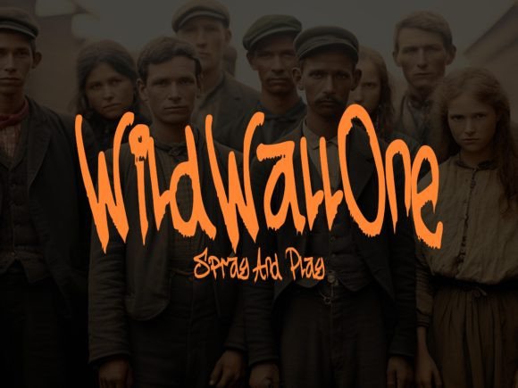 Wildwallone: A Bold Display Font for Urban Web Design Projects